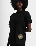 Gold bottom appliqué shirt Black - Image 1