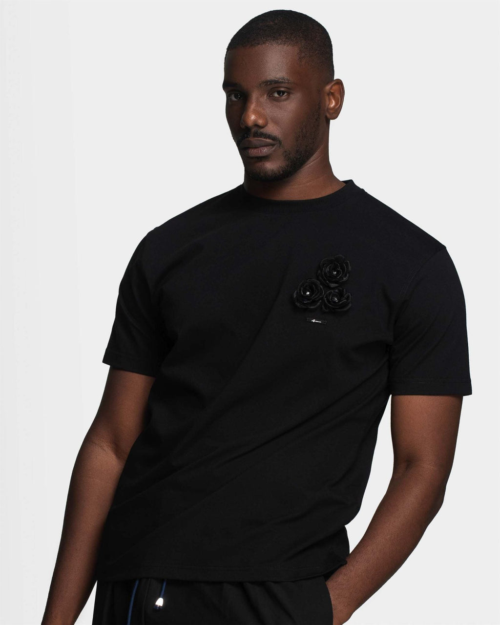 Rank appliqué shirt White - Image 1
