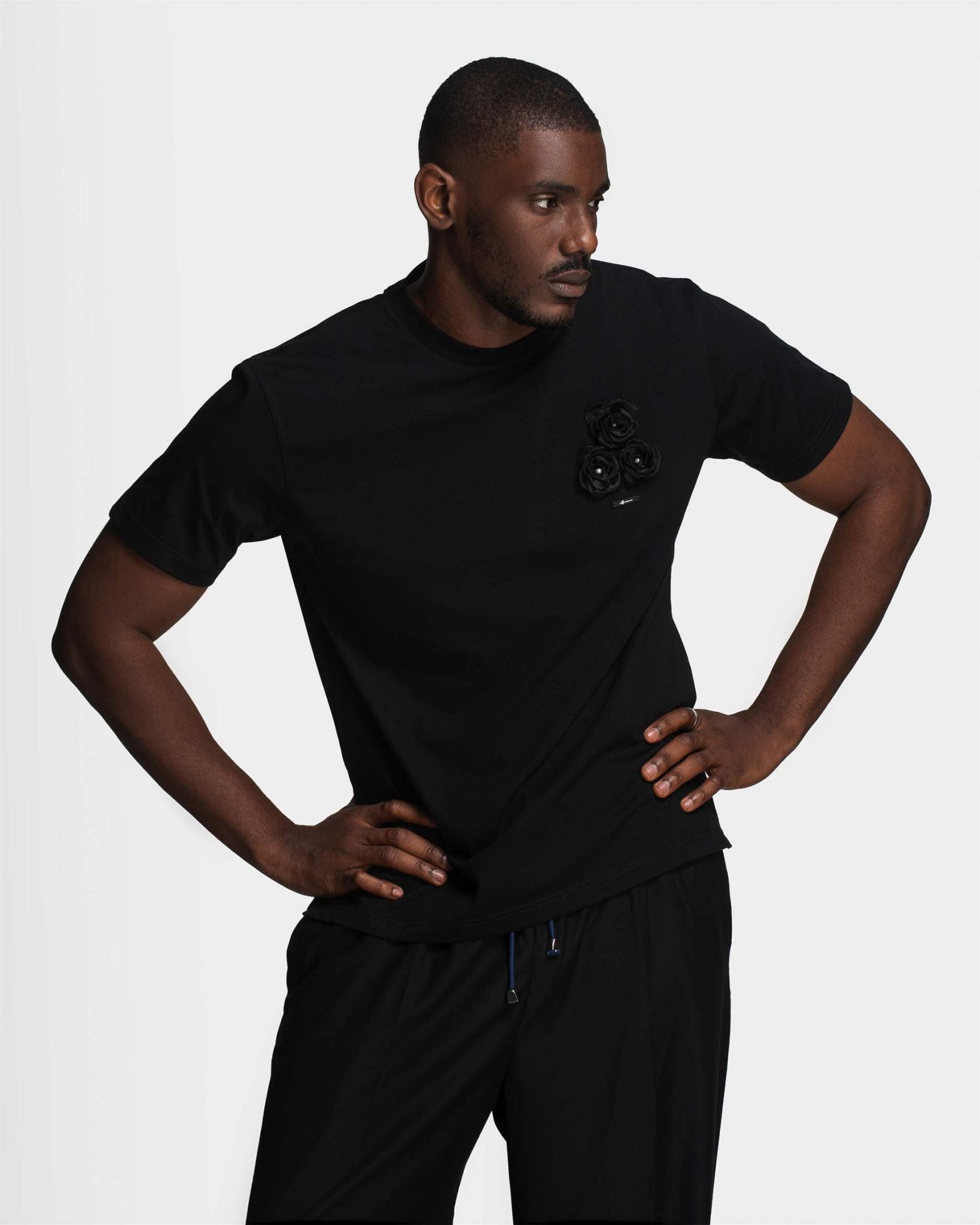 Rank appliqué shirt White - Image 2