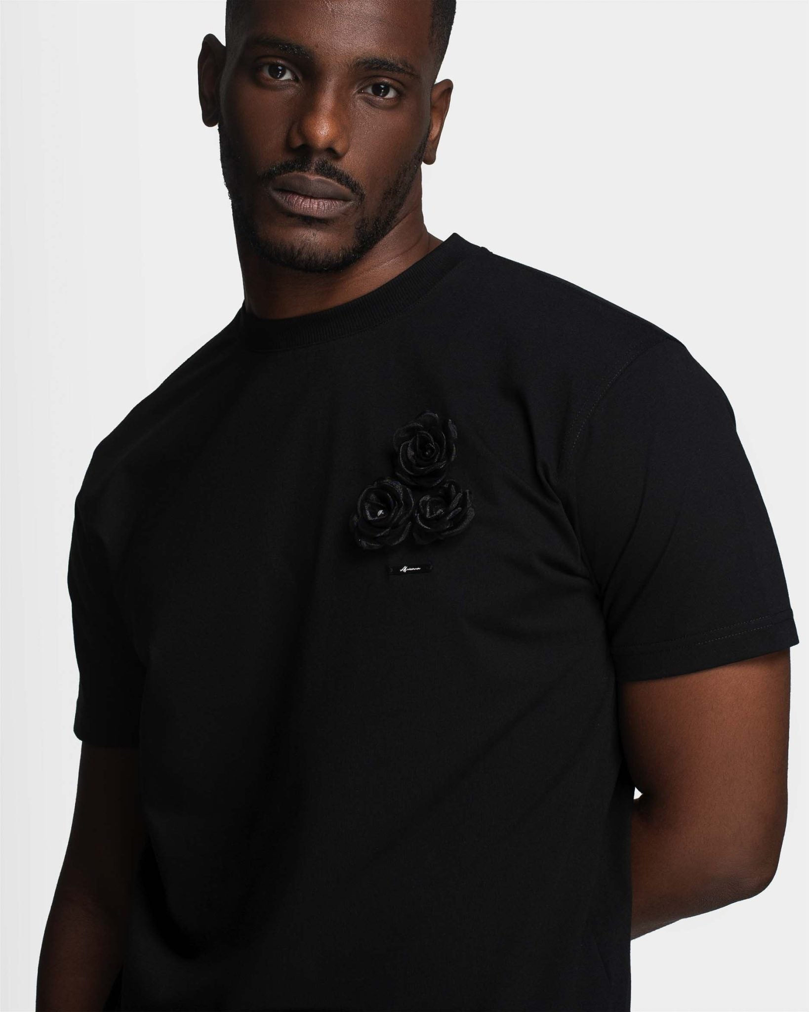 Rank appliqué shirt White - Image 3